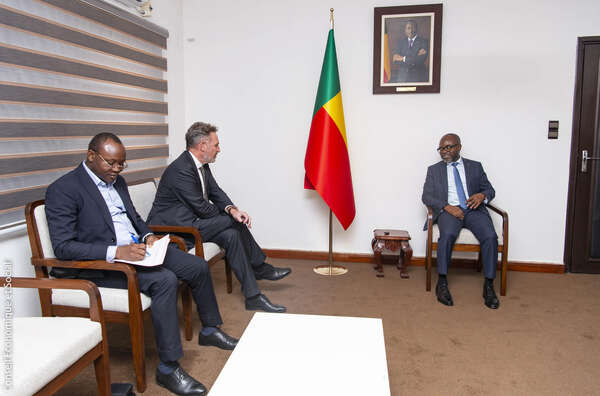 Coopération Bénin-Pays-Bas : SEM Joris W. P. Jurriëns reçu au cabinet de Conrad Gbaguidi