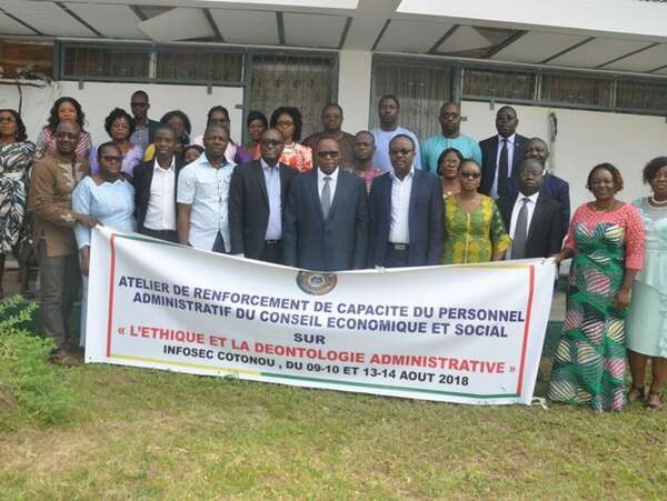 Formation et renforcement des capacités du personnel du Conseil Economique et Social