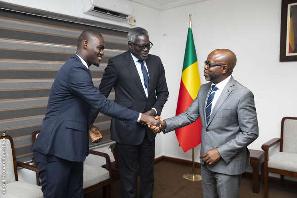 Audience : le Représentant résident de la CEDEAO près le Bénin échange avec Conrad Gbaguidi