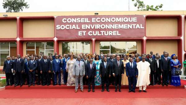Tabé Gbian participe à la cérémonie de rentrée solennelle de la 13ème mandature du CESEC de la Côte d’Ivoire
